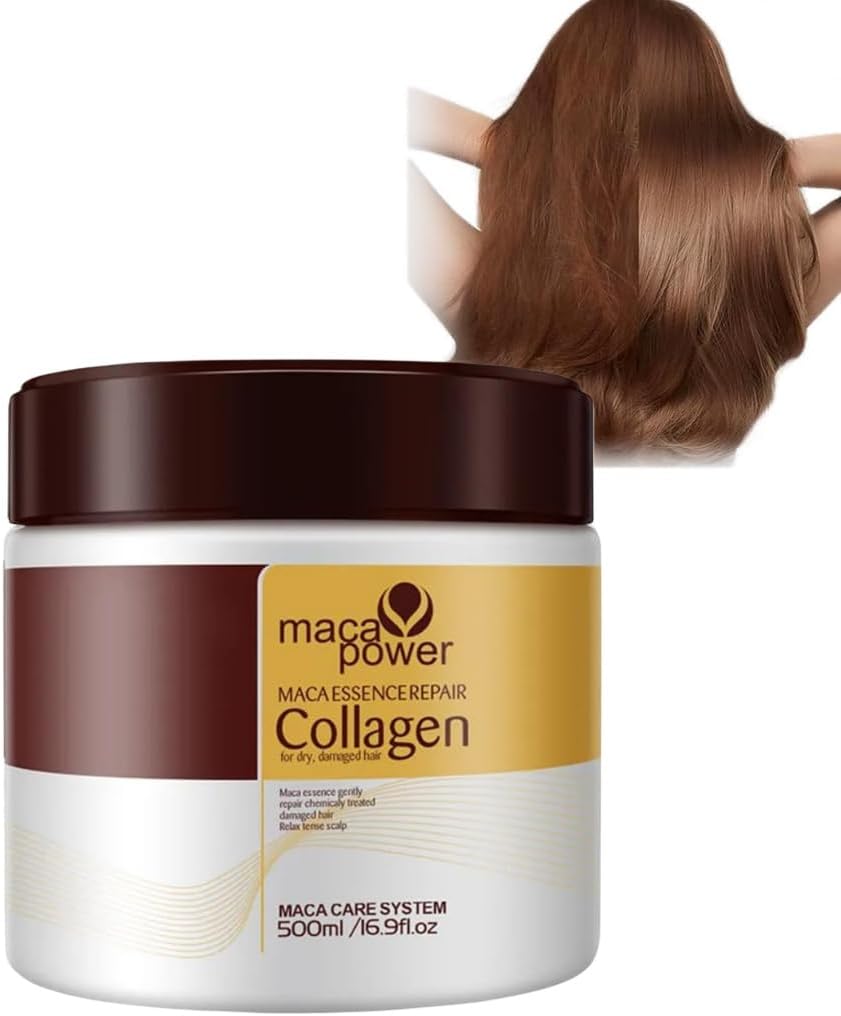 Tratamiento Capilar con Colágeno 500 ml – ¡Repara, Hidrata y Fortalece tu Cabello!
