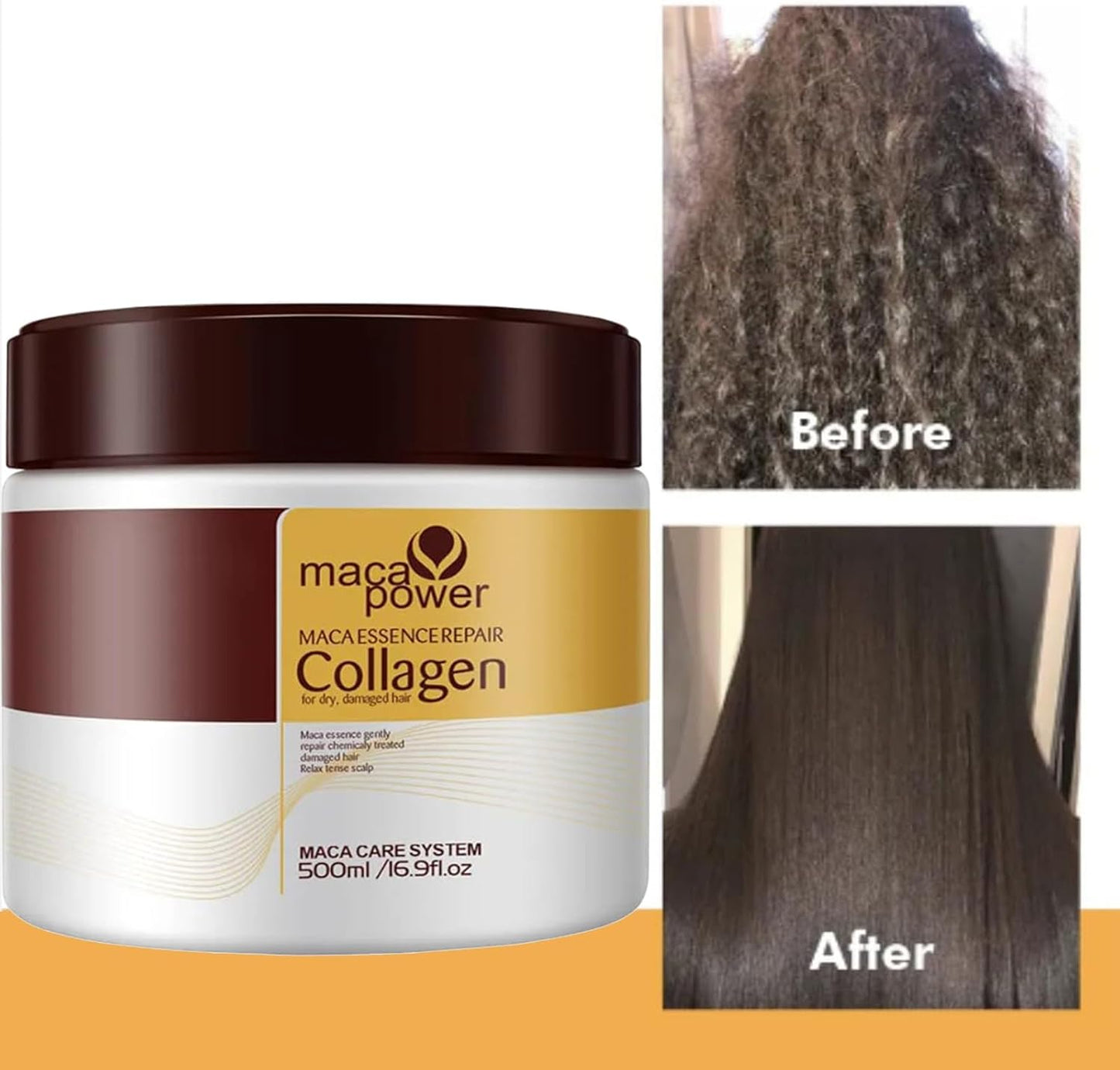 Tratamiento Capilar con Colágeno 500 ml – ¡Repara, Hidrata y Fortalece tu Cabello!
