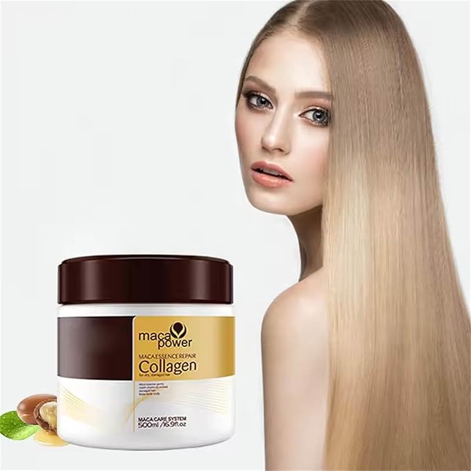 Tratamiento Capilar con Colágeno 500 ml – ¡Repara, Hidrata y Fortalece tu Cabello!