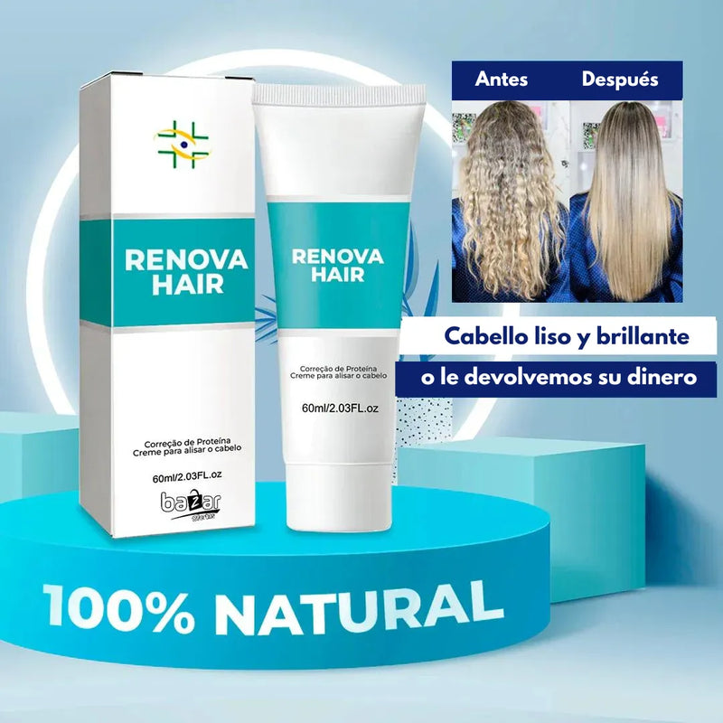 Crema para Alisar el Cabello | Renova Hair™