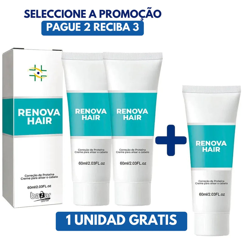 Crema para Alisar el Cabello | Renova Hair™