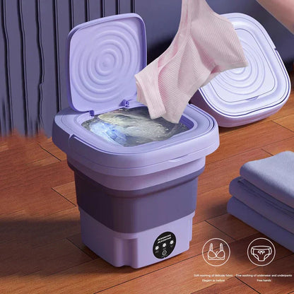 LavaFácil Compacta Mini Lavadora Portátil con 50% de Descuento🚀
