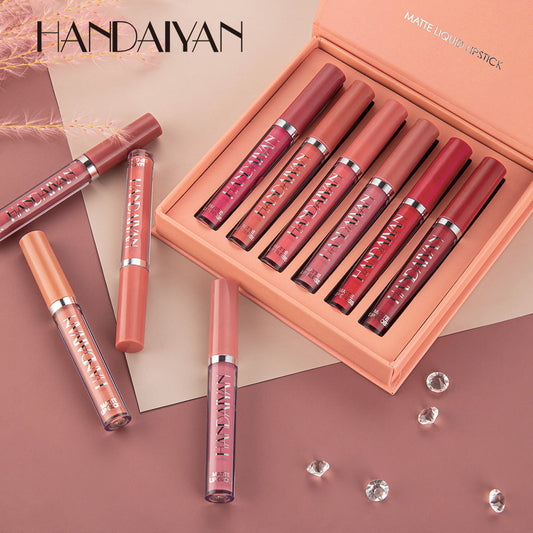 💄 Lápiz Labial a Prueba de agua Gran promoción Paga 3 y lleva 6 + Caja de Regalo ( Oferta Exclusiva)