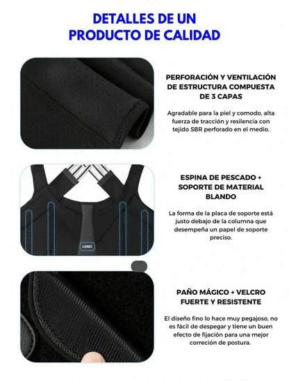 Corrector De Postura Ortopédico Unisex®