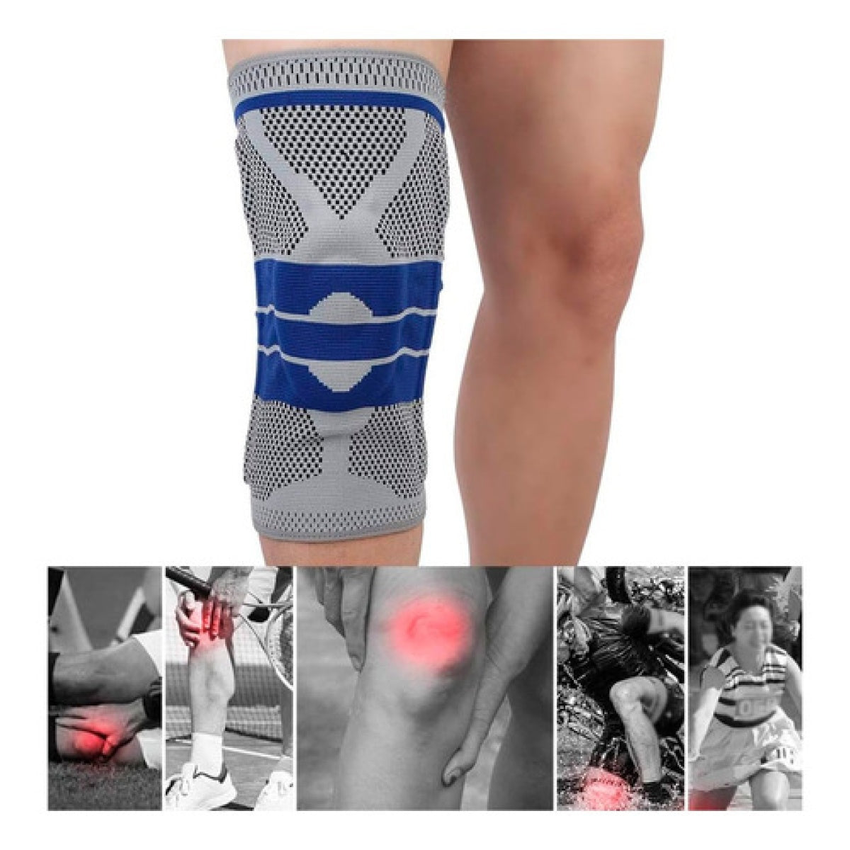 Rodilleras 3D con Almohadilla – Tu Escudo Inteligente Contra el Dolor de Rodilla💙
