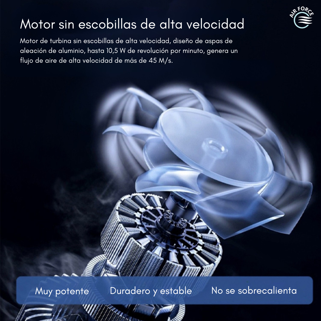 TurboSopla™ – Limpieza rápida sin esfuerzo