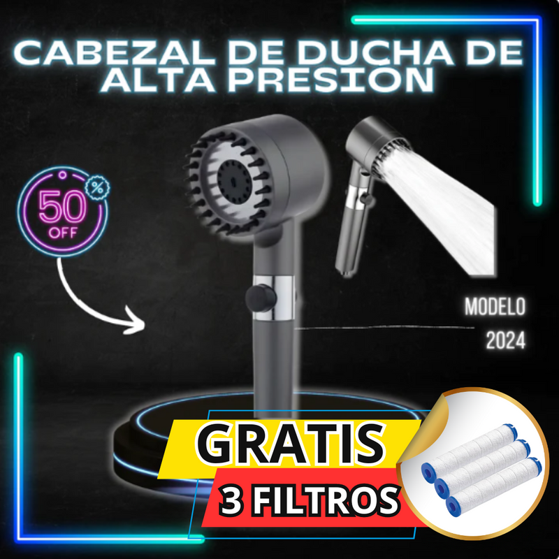 CABEZAL DE DUCHA MULTIFUNCION