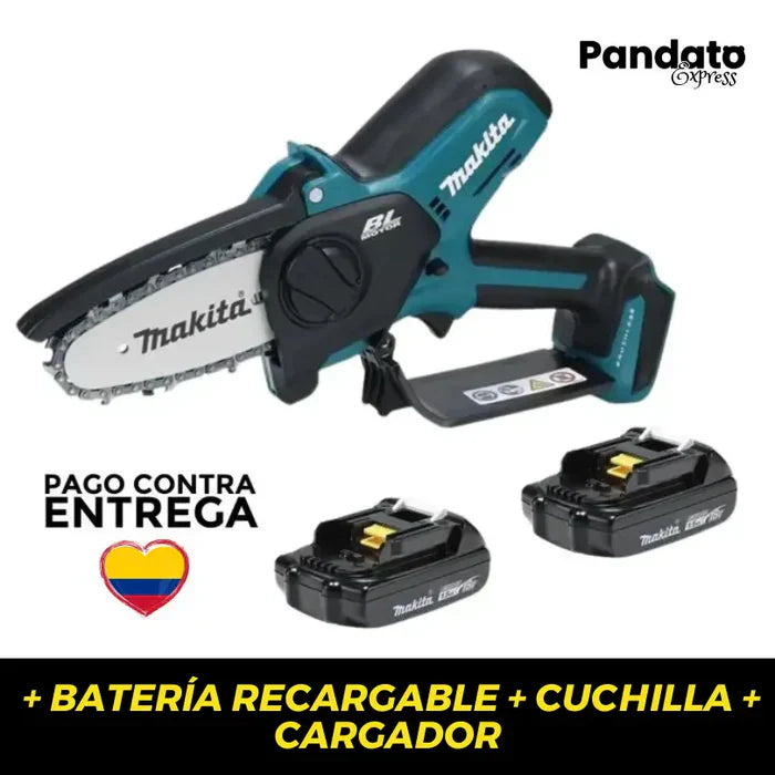 Motosierra Inalámbrica Makita™ Premium + 2X Baterías 28v Recargable y Regalos Exclusivos (SOLO HOY HASTA 23:59!!)