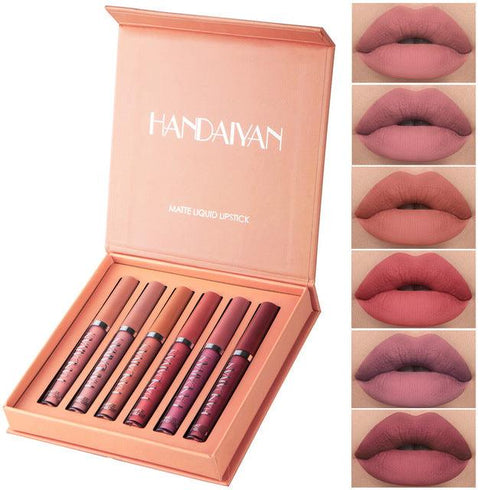 💄 Lápiz Labial a Prueba de agua Gran promoción Paga 3 y lleva 6 + Caja de Regalo ( Oferta Exclusiva)