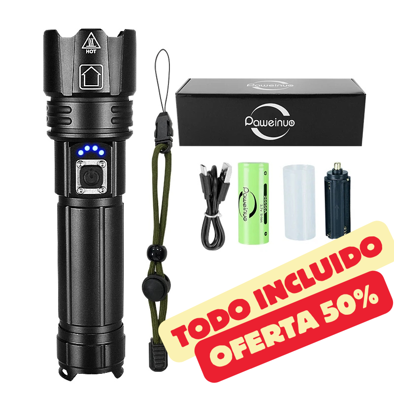 Kit Linterna Táctica Laser - Military™