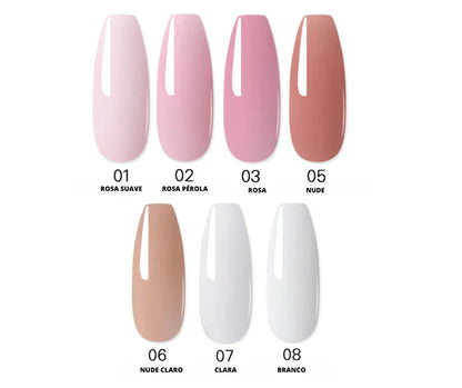 💅Kit Polygel Uñas Semipermanente + LamparaUV💃