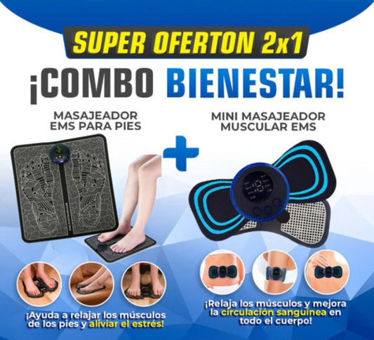 ⚡️OFERTA⚡️MASAJEADOR DE PIES⚡️👣+MINI MASAJEADOR MUSCULAR🦋⚡️