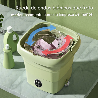 Mini Lavadora Portatil con Secado 🧼👕, Fácil de transportar